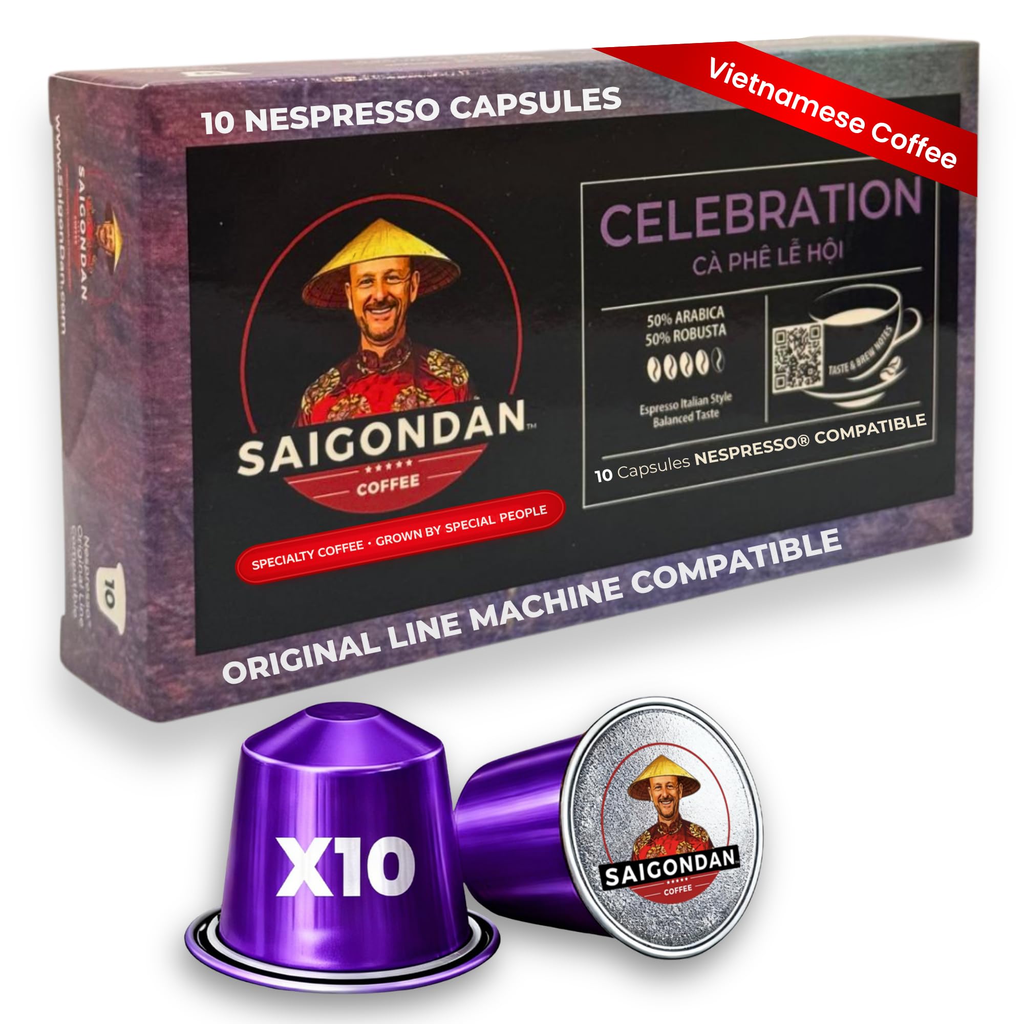 Amazon.com: Celebration Vietnamese Coffee Capsules – Espresso
